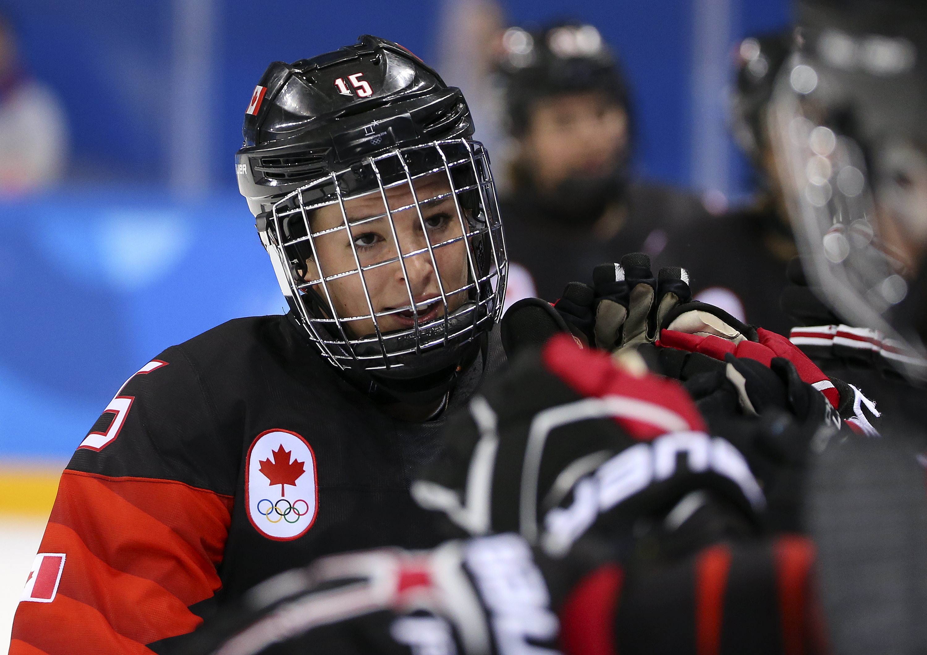 Melodie Daoust, Olympic MVP, not on Canada roster for world hockey